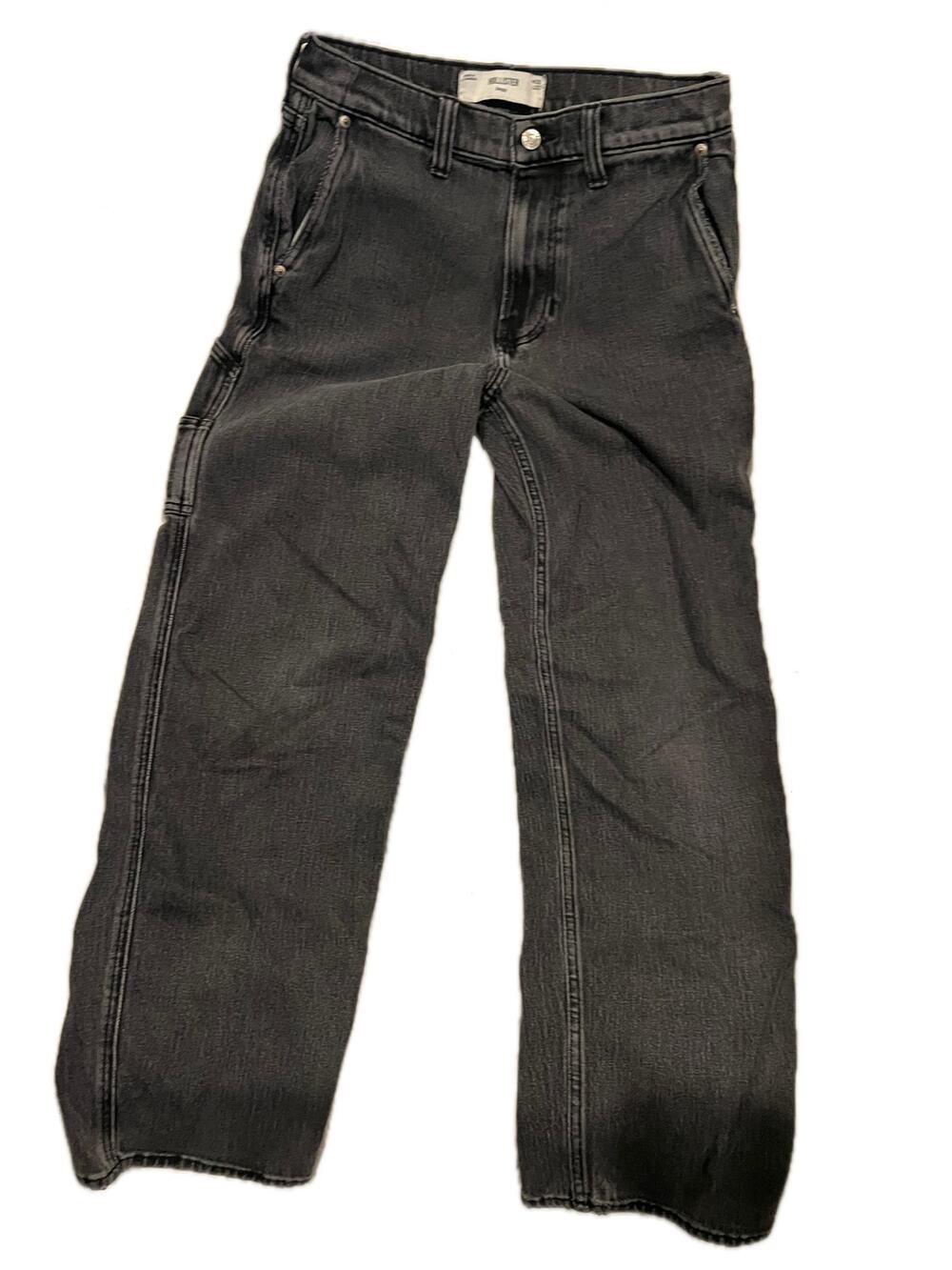 Hollister Baggy Black Jeans 30x32